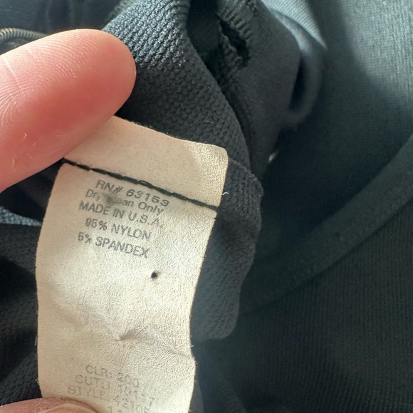 Vintage Women’s Rampage Black Form Fitting Dress Y2K Silver Chain Straps Sz 11 - Picture 13 of 14